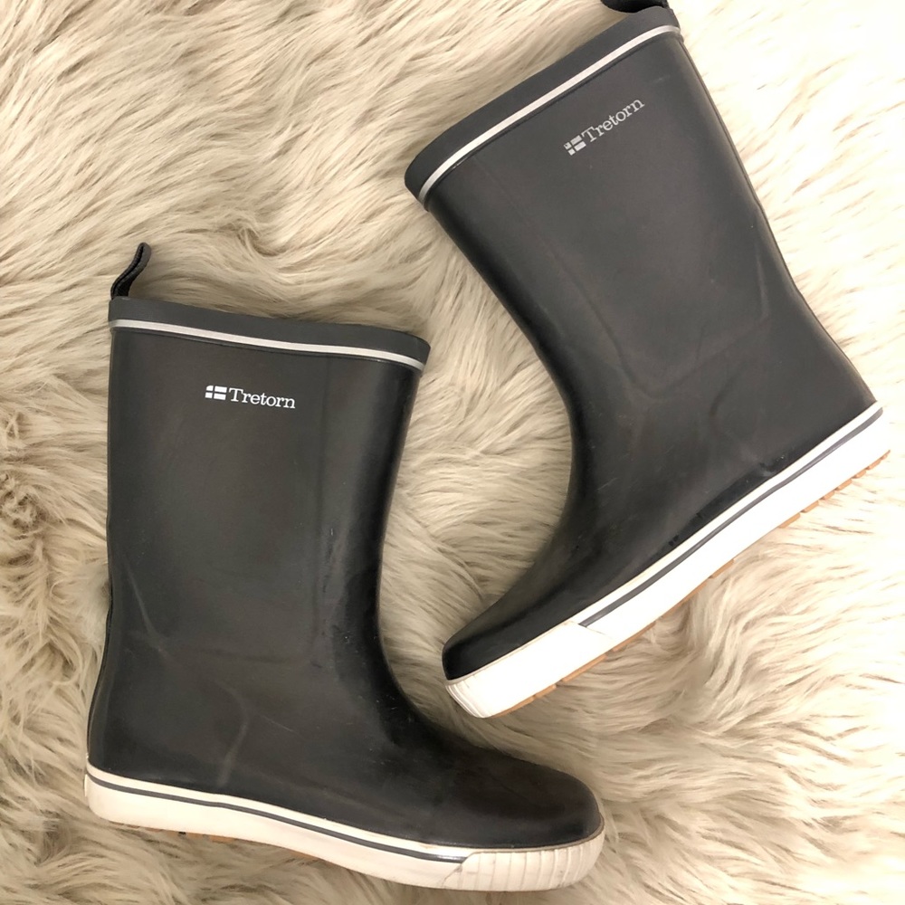 Tretorn fleece lined rain boots